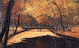Unknown Artist landscape in autumn painting